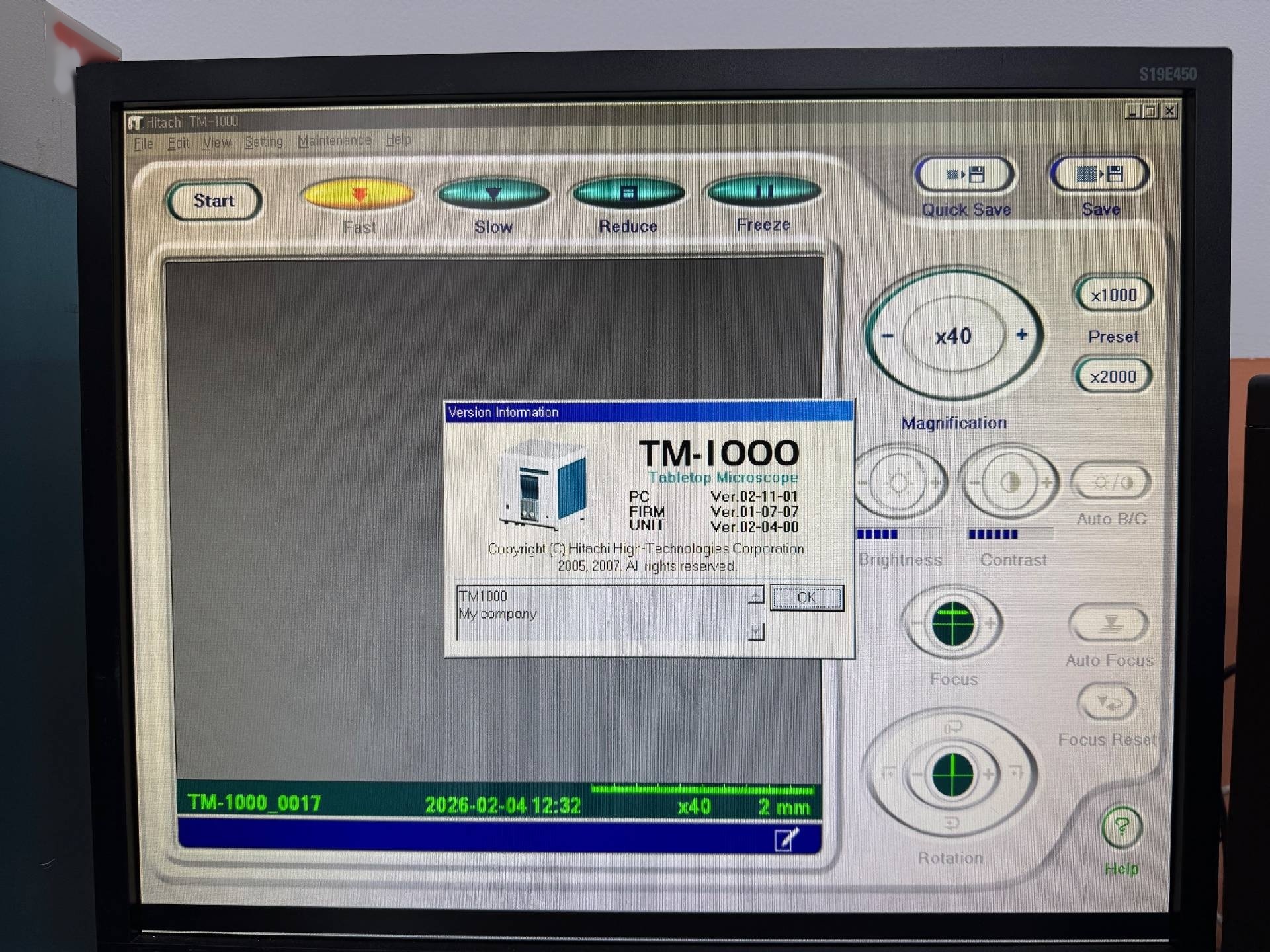 フォト（写真） 使用される HITACHI TM-1000 販売のために