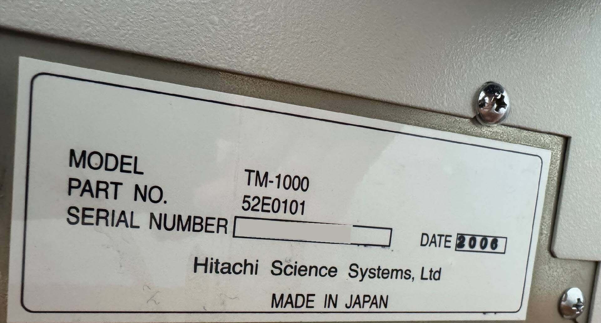 フォト（写真） 使用される HITACHI TM-1000 販売のために