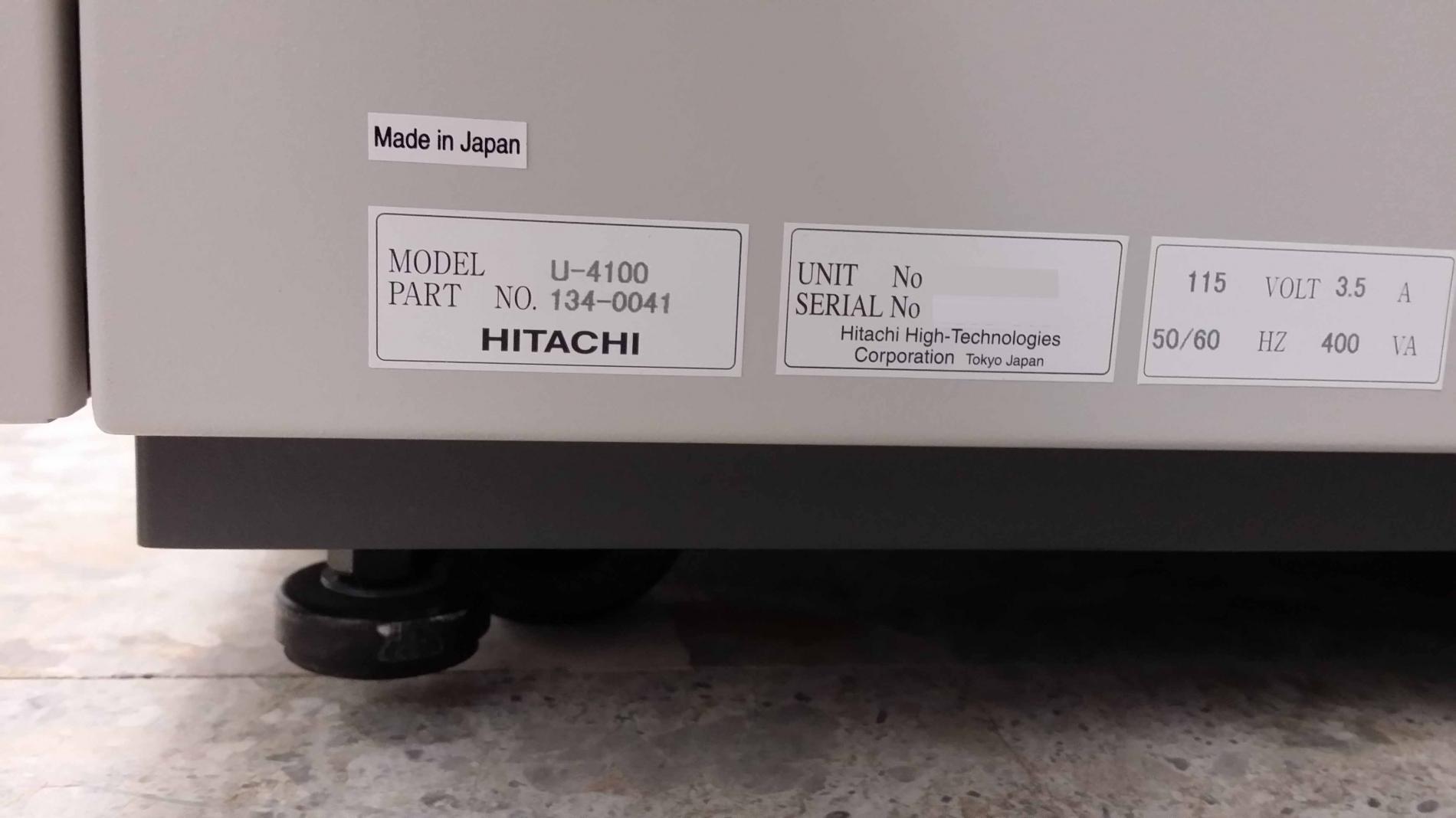 圖為 已使用的 HITACHI U-4100 待售