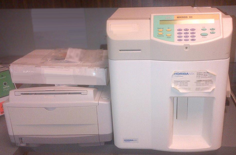 Photo Used HORIBA ABX Micros 60 For Sale