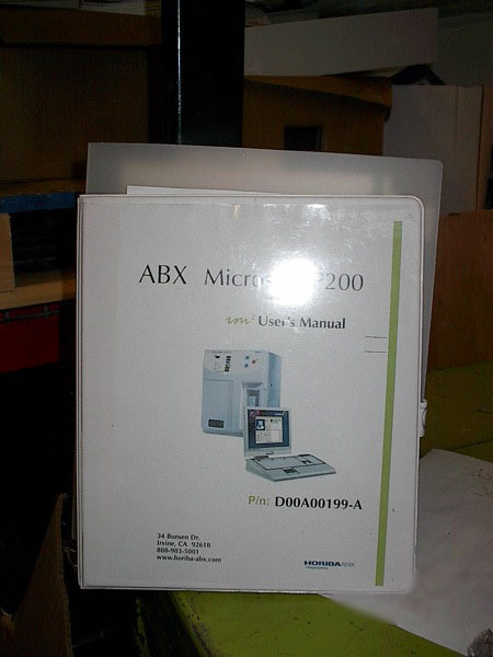 Photo Used HORIBA ABX Micros CRP 200 For Sale