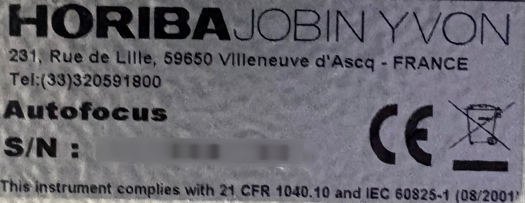 フォト（写真） 使用される HORIBA / JOBIN YVON LabRAM Aramis 販売のために