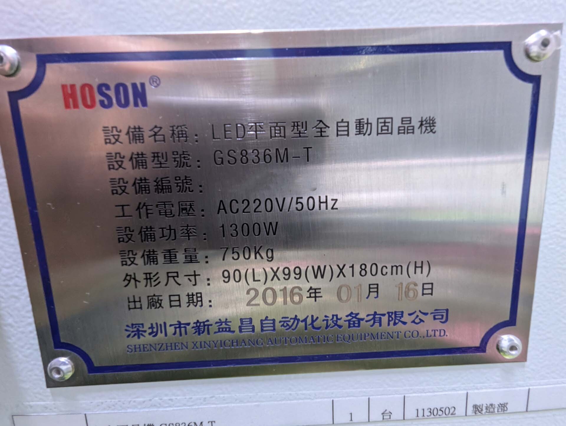 フォト（写真） 使用される HOSON GS836M-T 販売のために
