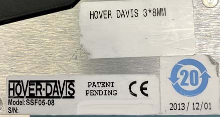 フォト（写真） 使用される HOVER DAVIS SSF05-08 販売のために