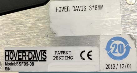 사진 사용됨 HOVER DAVIS SSF05-08 판매용