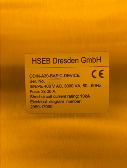 圖為 已使用的 HSEB ODIN A30 待售