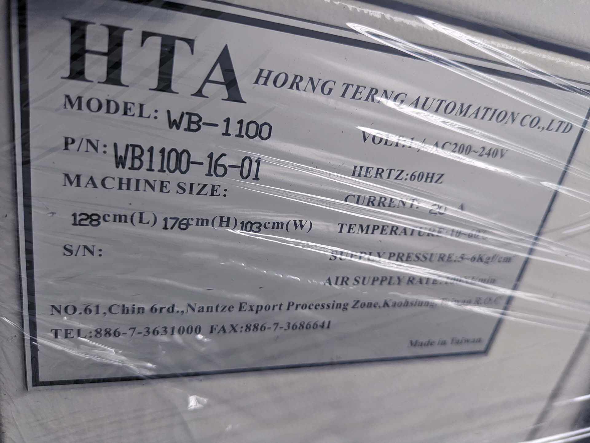 Photo Used HTA WB-1100 For Sale