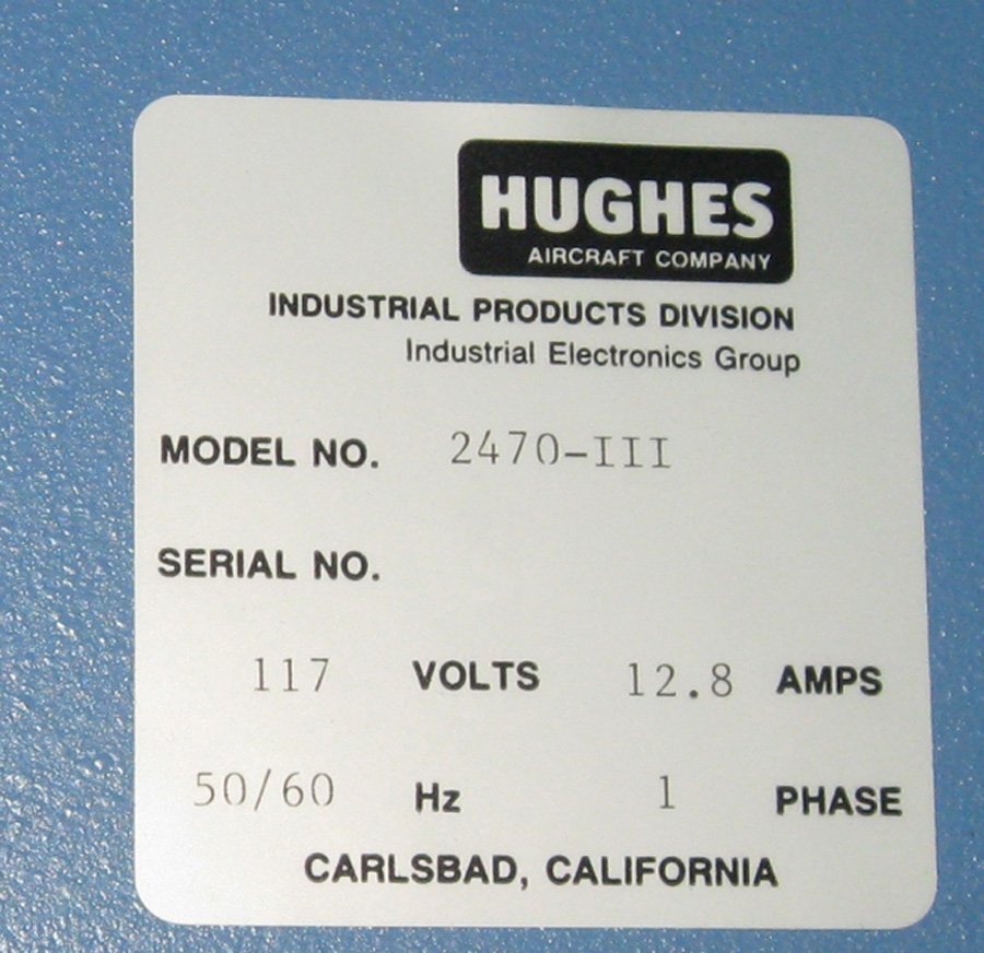 フォト（写真） 使用される HUGHES 2470-III 販売のために