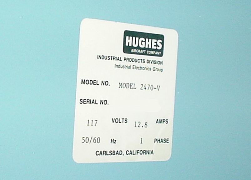 Photo Used HUGHES 2470-5 For Sale