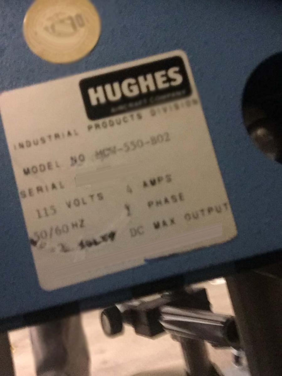 Photo Used HUGHES MCW-550-B02 For Sale