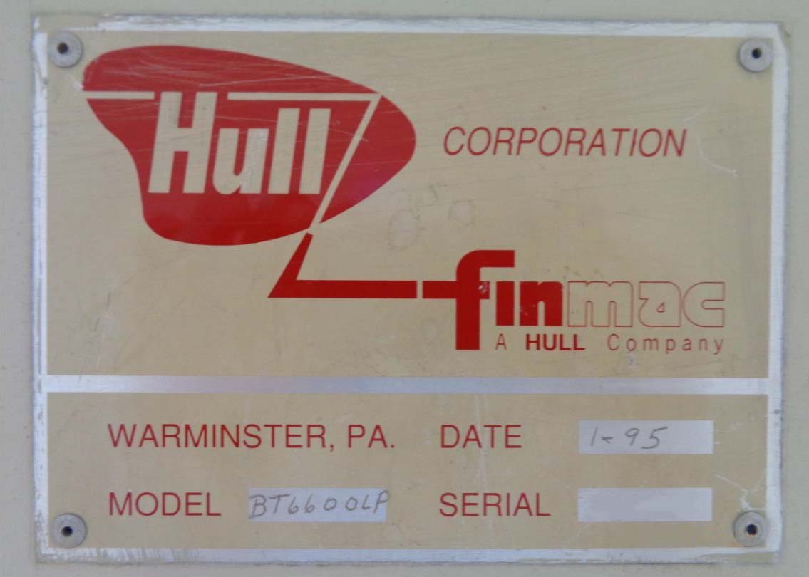 圖為 已使用的 HULL FINMAC BT6600LP 待售