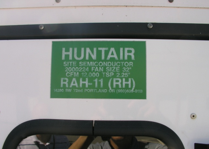 圖為 已使用的 HUNTAIR RAH-11 待售