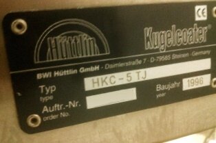 HUTTLIN Kugelcoater HKC-5TJ #183923
