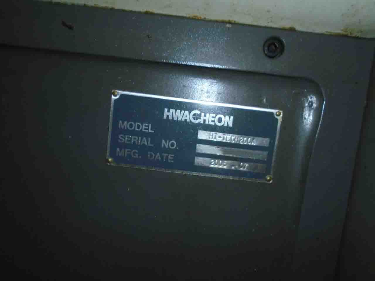 Photo Used HWACHEON Hi-Tech 200A For Sale