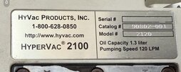 图为 已使用的 HYVAC 2120 待售