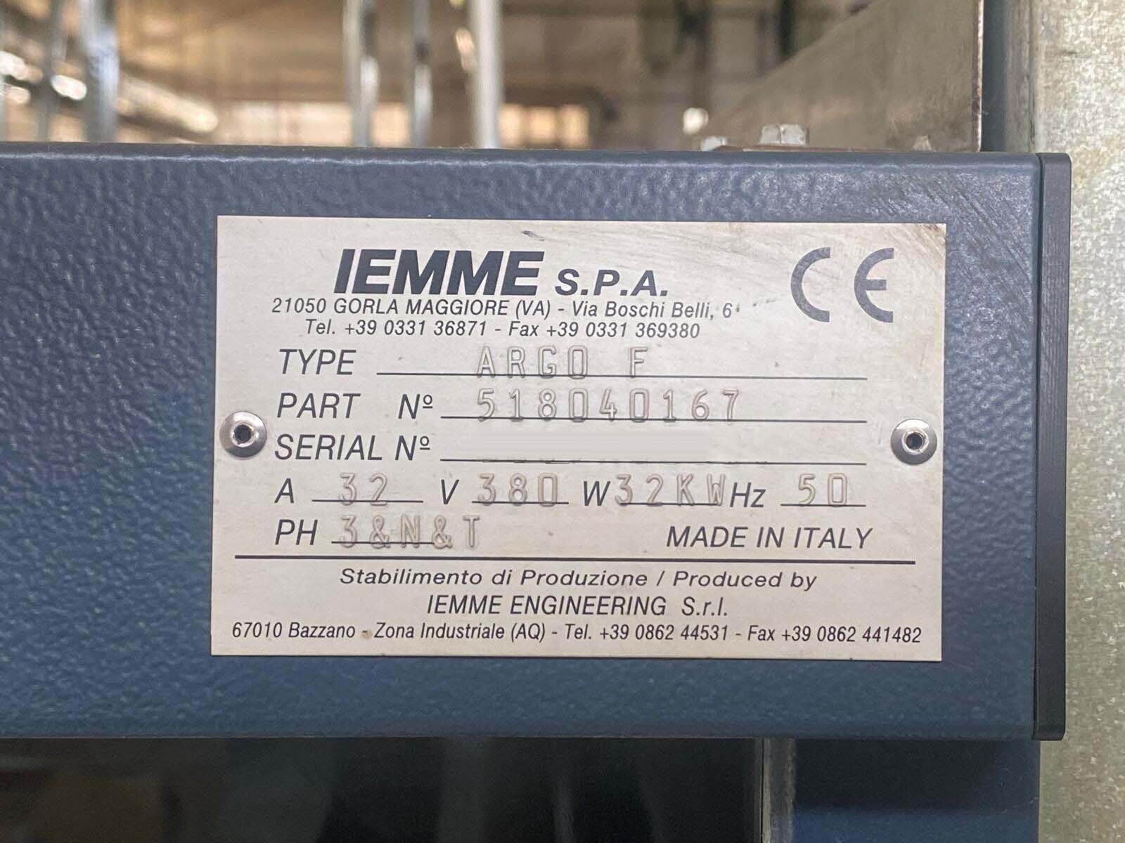 Photo Utilisé IEMME ARGO F À vendre