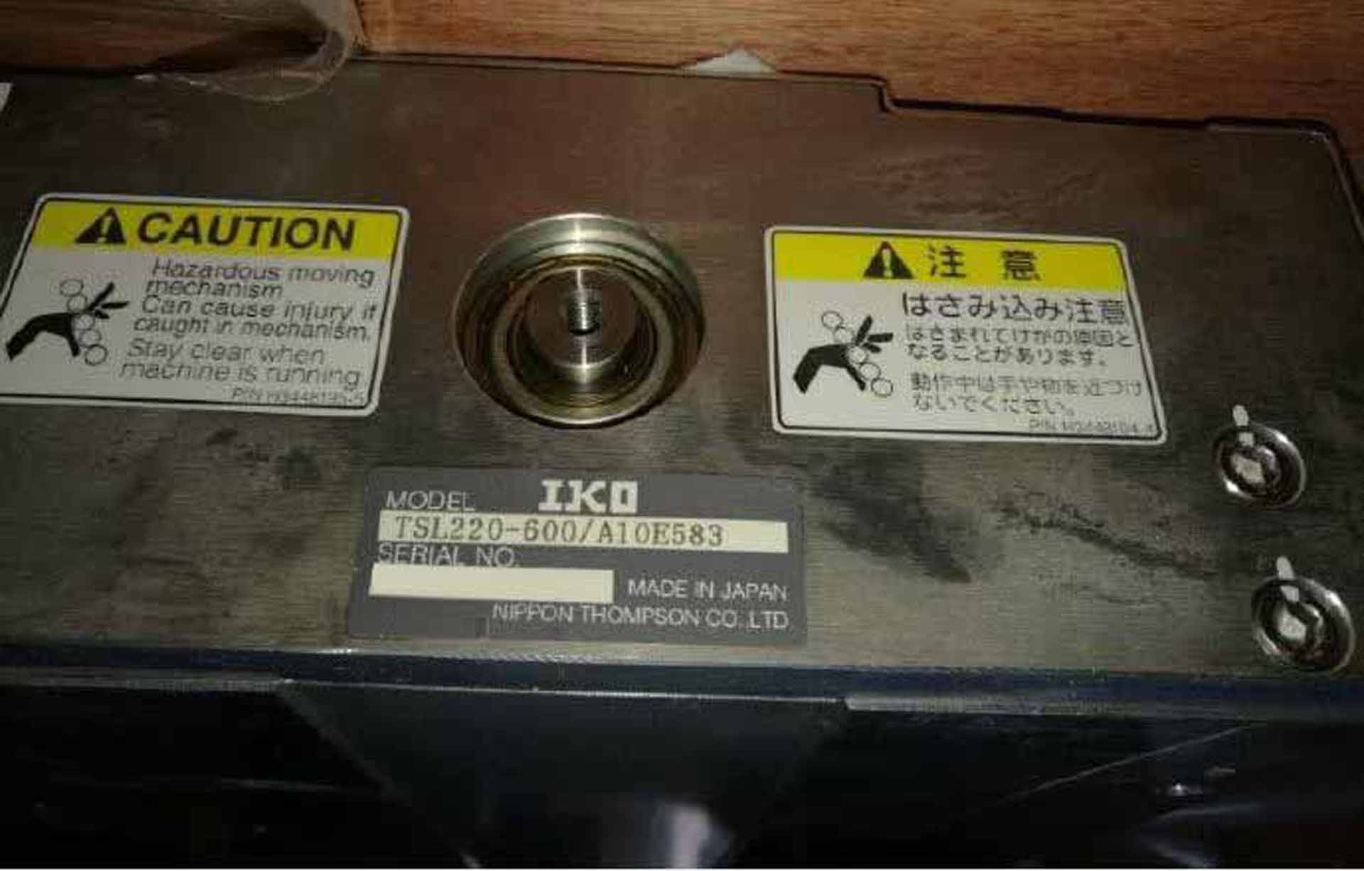 Photo Used IKO / NIPPON THOMPSON TSL220-600 / A10E583 For Sale