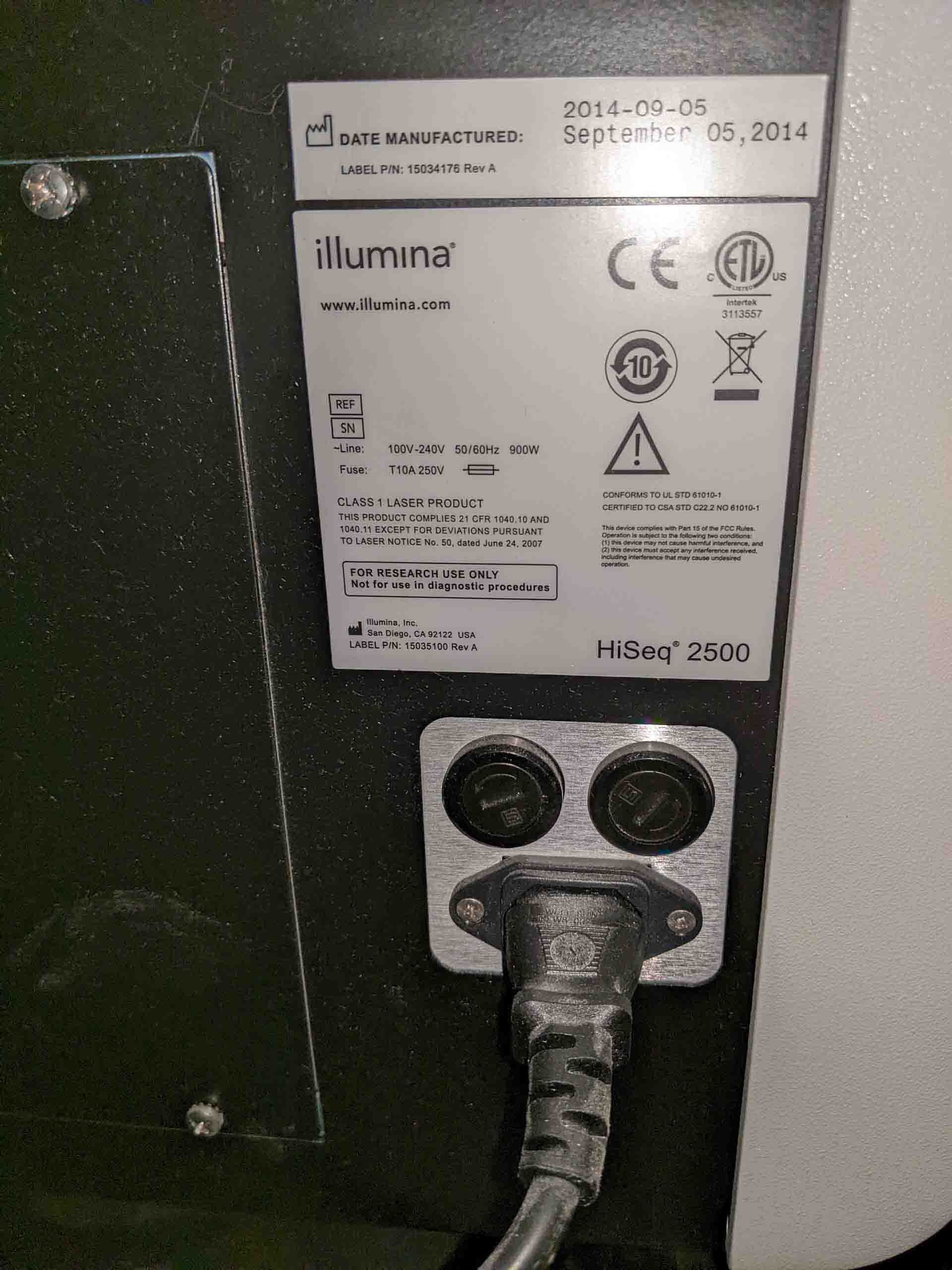 Foto Verwendet ILLUMINA HiSeq 2500 Zum Verkauf