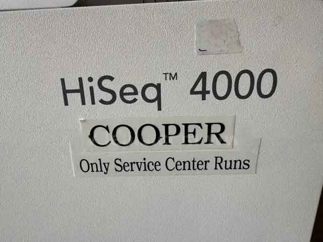 圖為 已使用的 ILLUMINA HiSeq 4000 待售