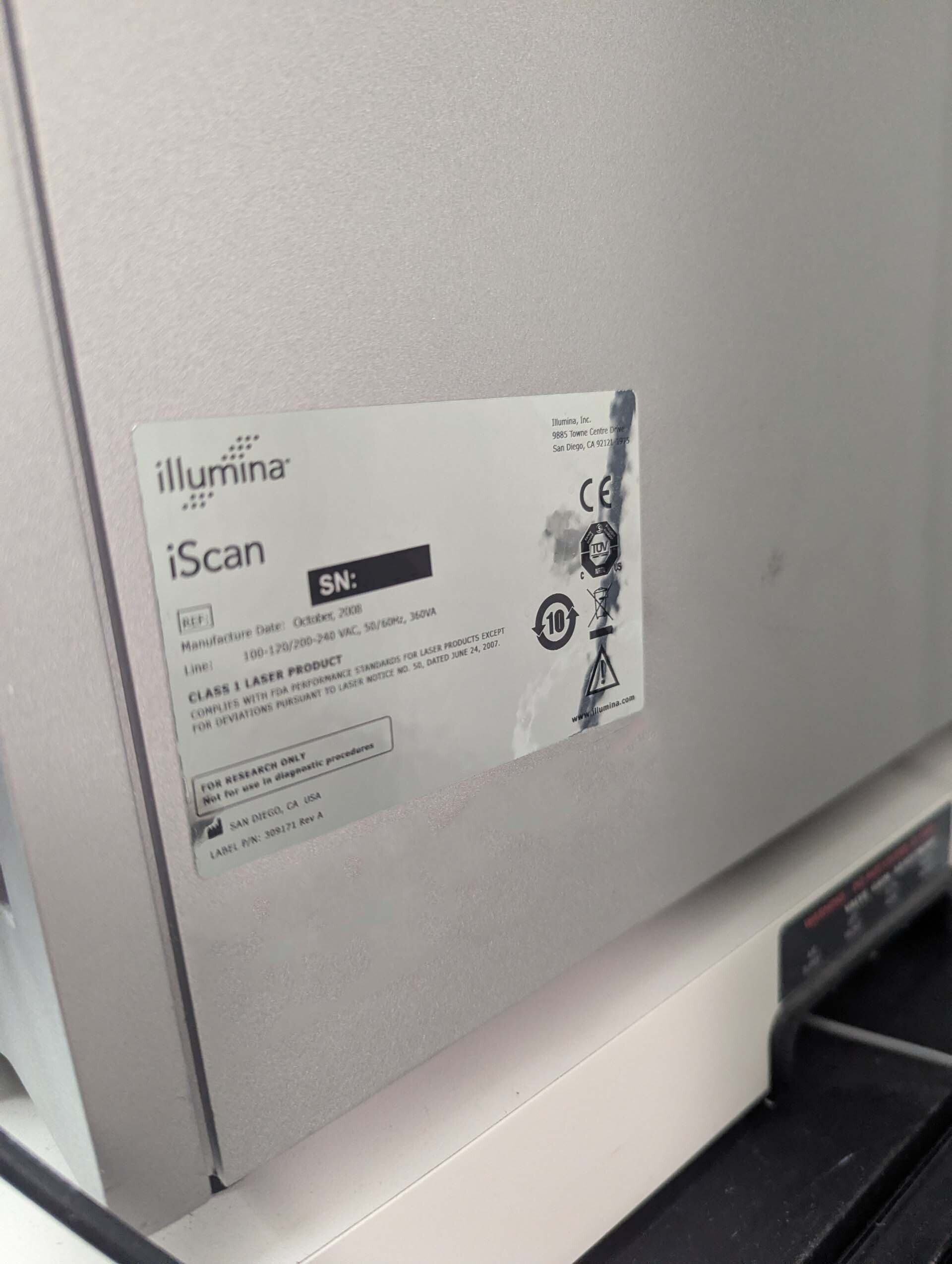 圖為 已使用的 ILLUMINA iScan 待售