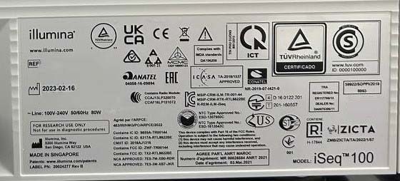 フォト（写真） 使用される ILLUMINA iSeq 100 販売のために