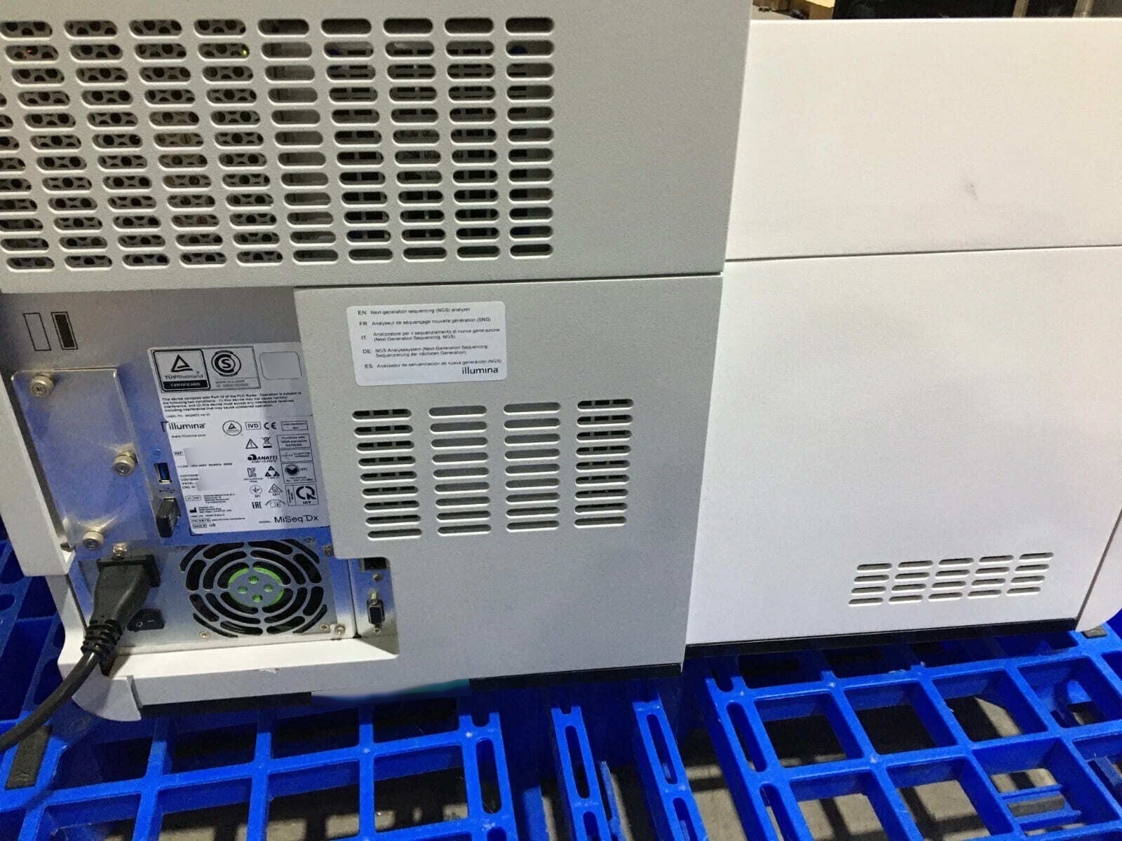 사진 사용됨 ILLUMINA MiSeq DX 판매용