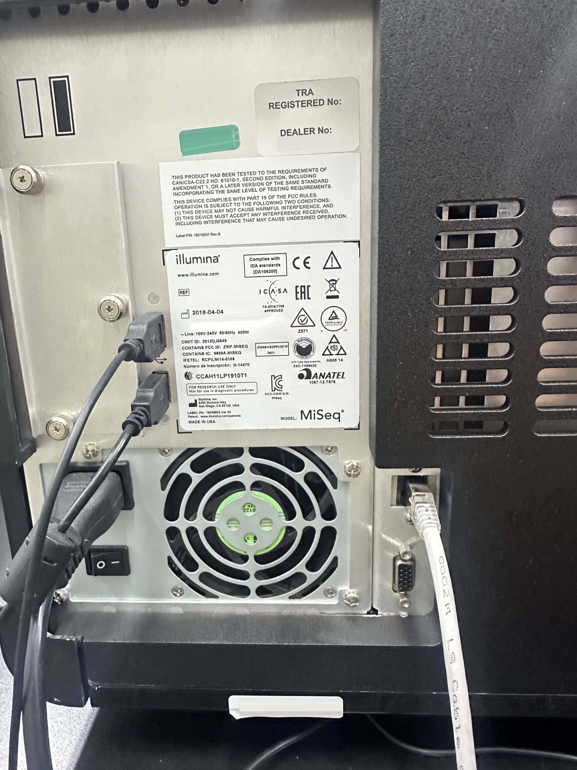 圖為 已使用的 ILLUMINA MiSeq 待售