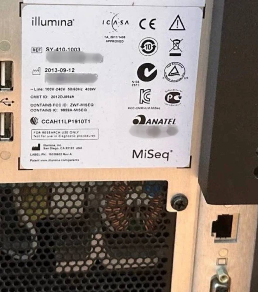 圖為 已使用的 ILLUMINA MiSeq 待售
