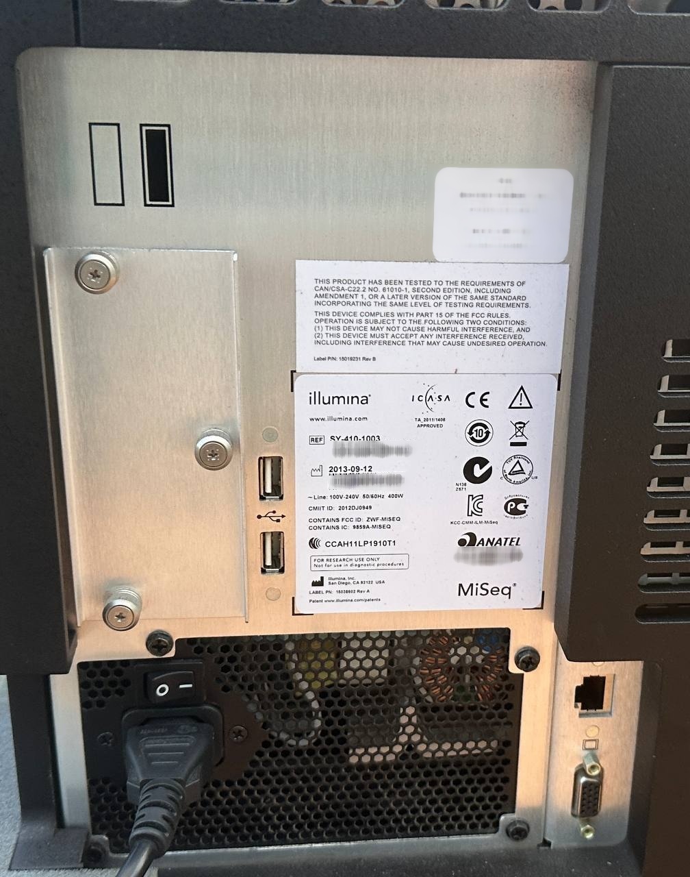 圖為 已使用的 ILLUMINA MiSeq 待售