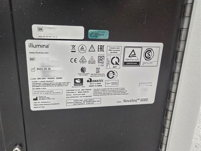Foto Verwendet ILLUMINA NovaSeq 6000 Zum Verkauf