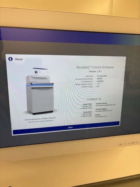 Photo Utilisé ILLUMINA NovaSeq 6000 À vendre