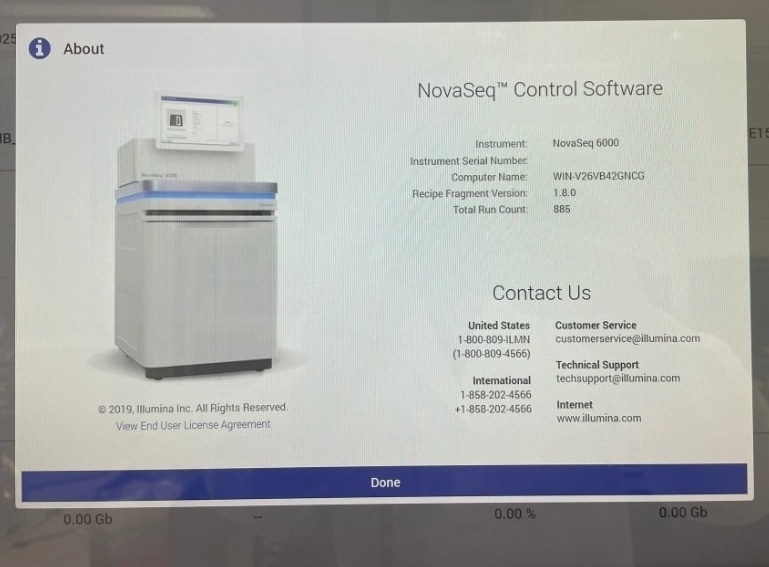フォト（写真） 使用される ILLUMINA NovaSeq 6000 販売のために