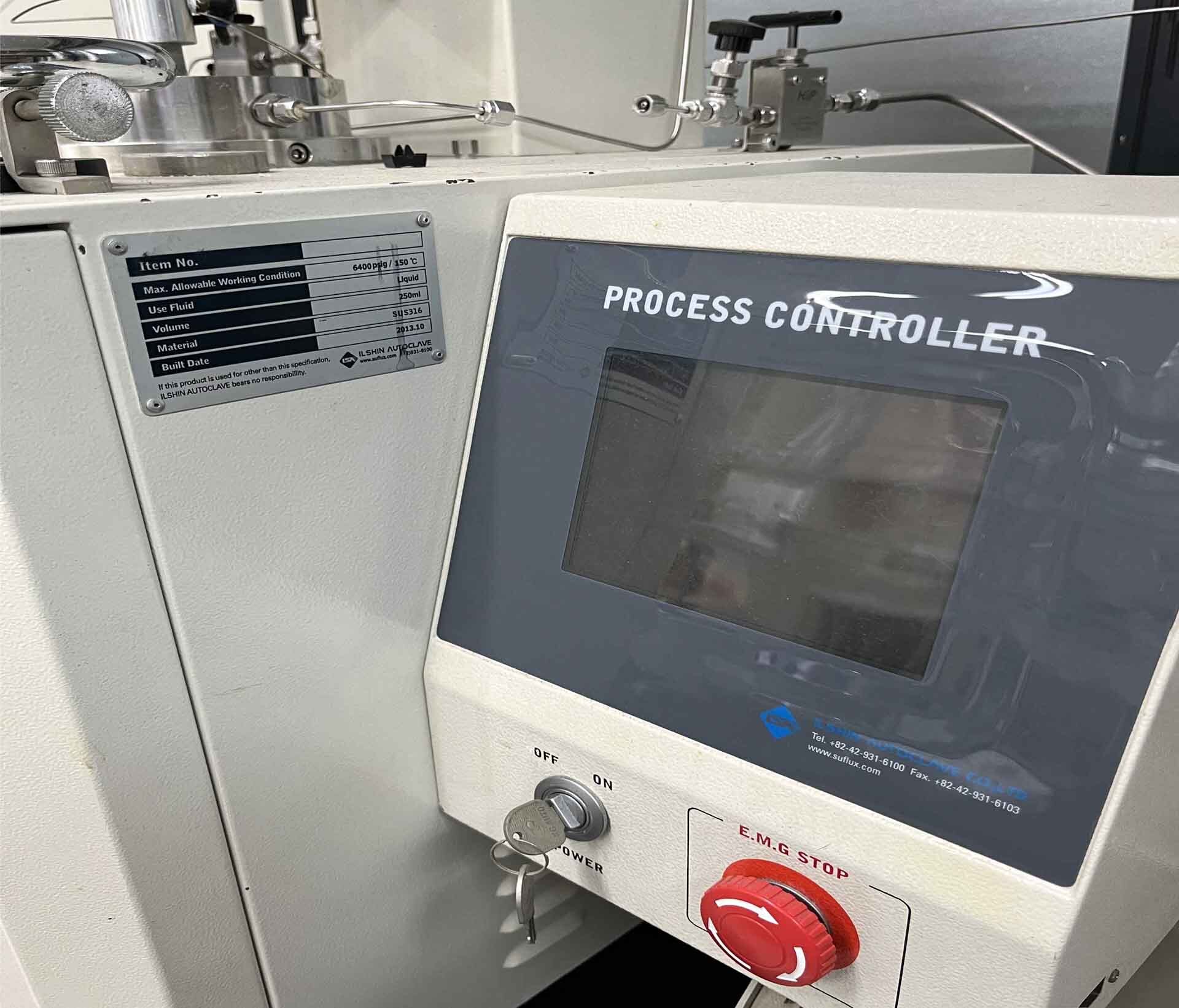 Photo Used ILSHIN AUTOCLAVE SUS316 For Sale