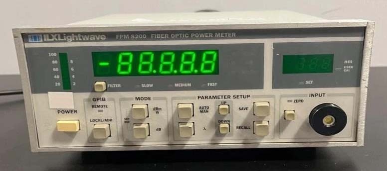 사진 사용됨 ILX LIGHTWAVE FPM‐8200 판매용