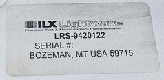 사진 사용됨 ILX LIGHTWAVE LRS-9420122 판매용