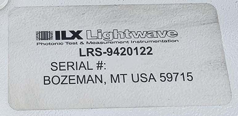 사진 사용됨 ILX LIGHTWAVE LRS-9420122 판매용