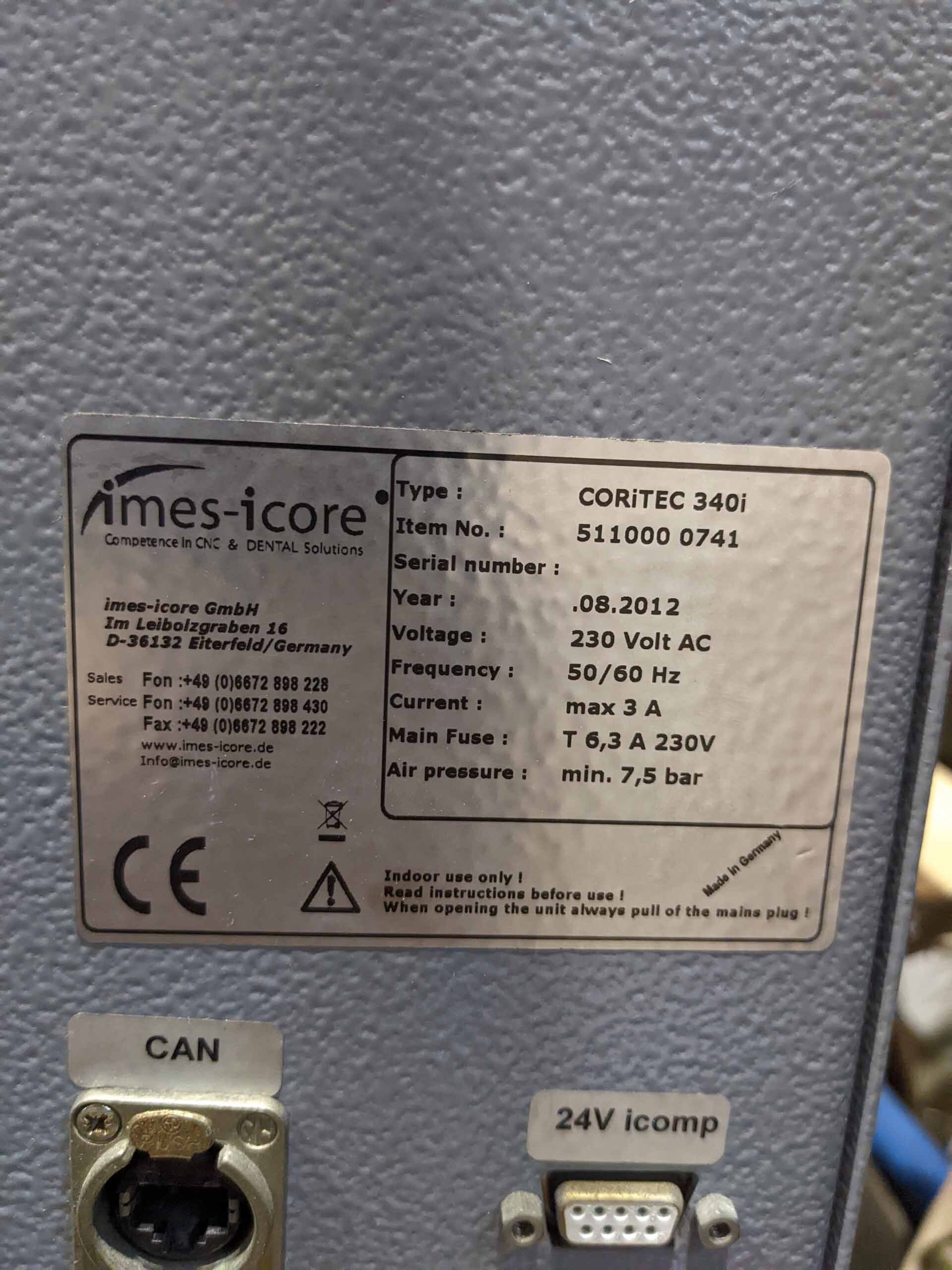 Photo Used IMES-ICORE Coritec 340i For Sale