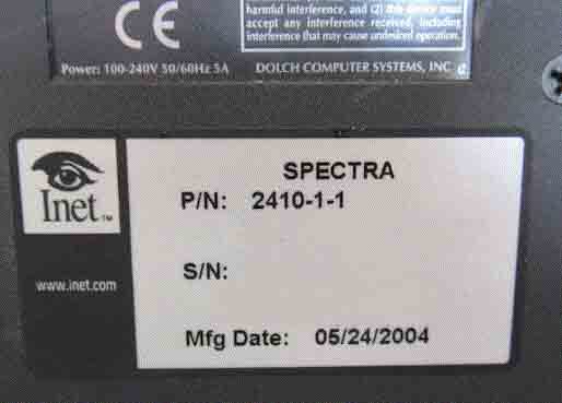 Photo Utilisé INET Spectra À vendre