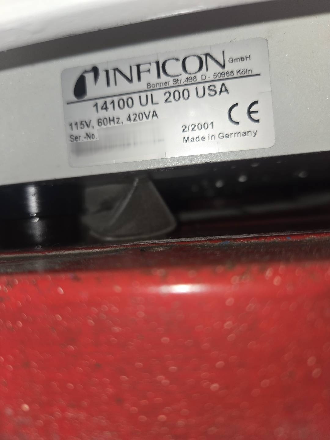 Foto Verwendet INFICON UL 200 Zum Verkauf