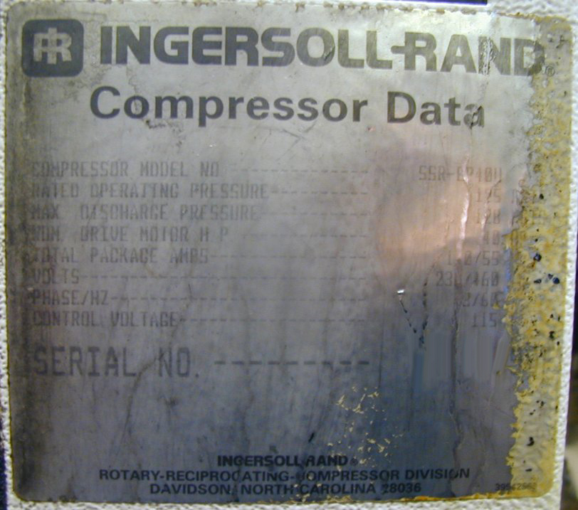 사진 사용됨 INGERSOLL RAND SSR-EP4011 판매용