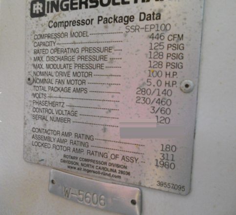 Photo Used INGERSOLL RAND SSR For Sale