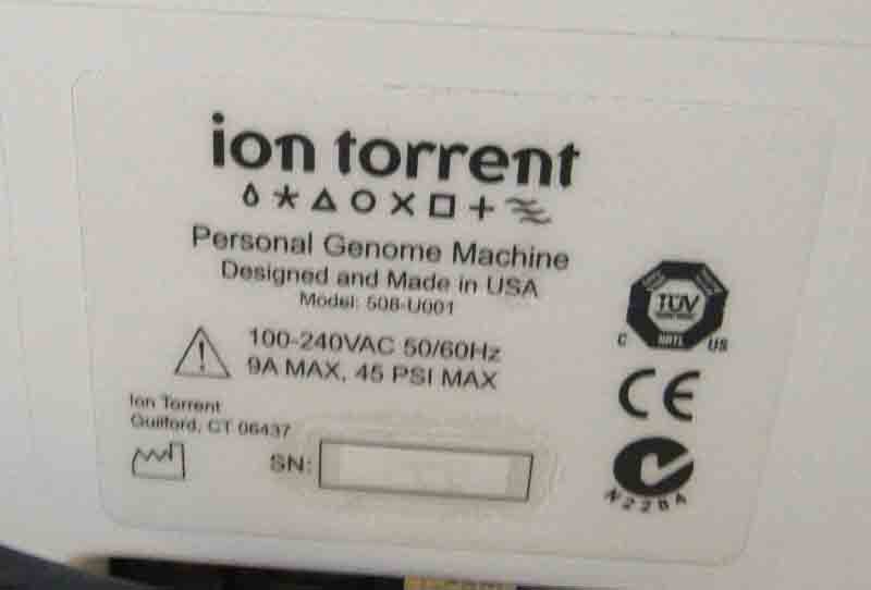 Photo Used ION TORRENT PGM For Sale