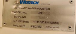 사진 사용됨 IPEC / WESTECH / SPEEDFAM Avanti 472 판매용