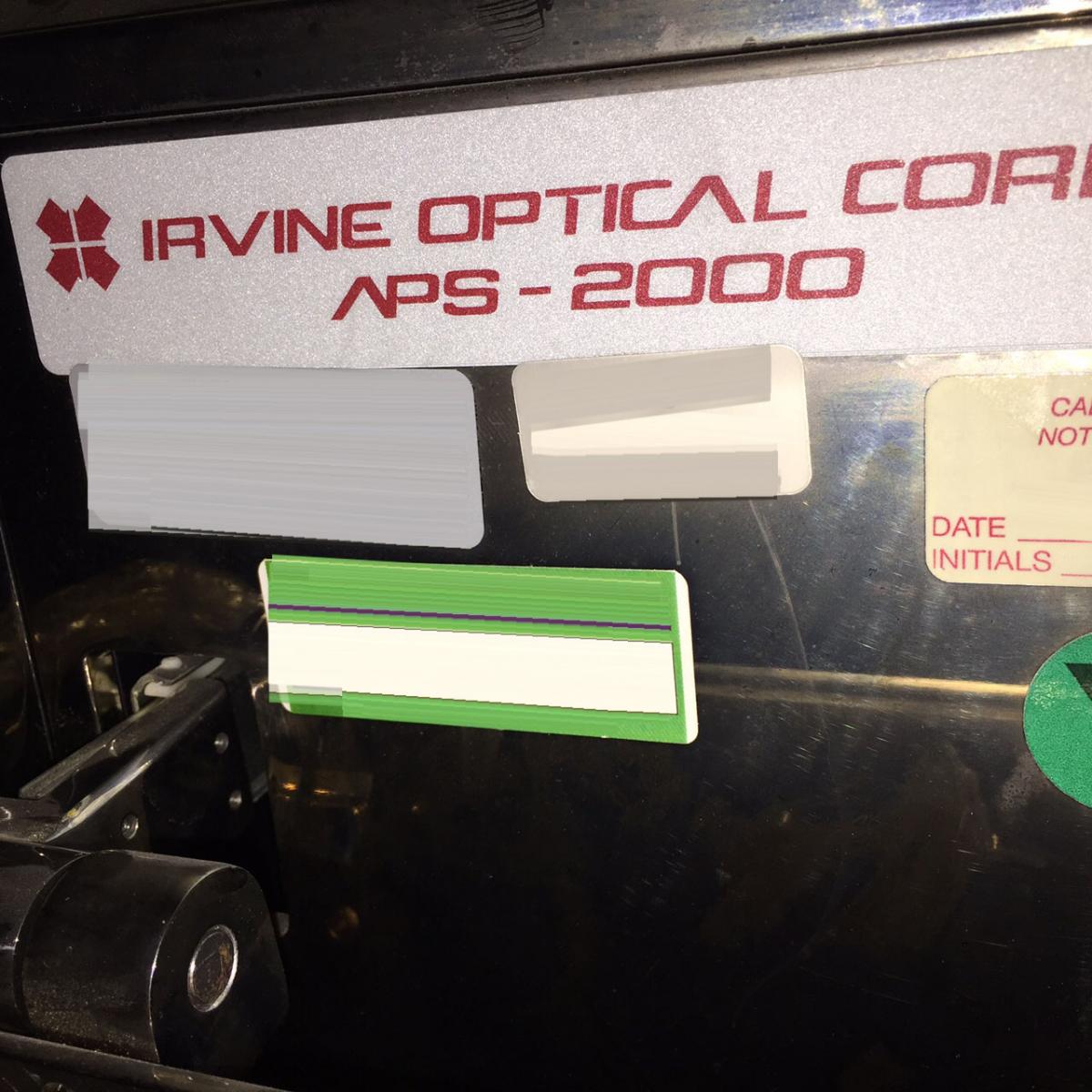 Photo Used IRVINE OPTICAL APS-2000 For Sale
