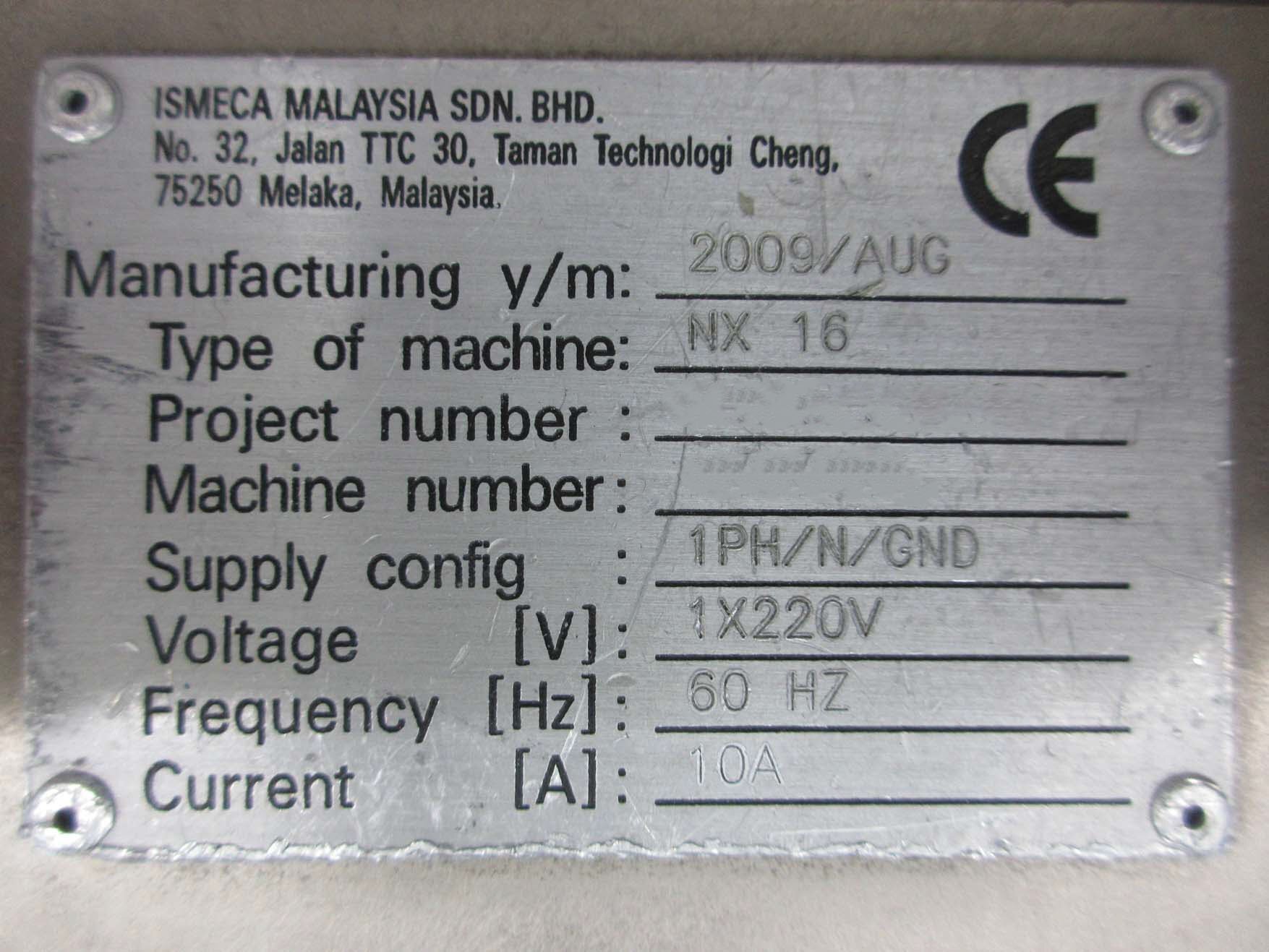 フォト（写真） 使用される ISMECA NX 16 販売のために