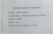 Photo Used ITC / INTEGRATED TECHNOLOGY CORPORATION T5375 (ML4) For Sale