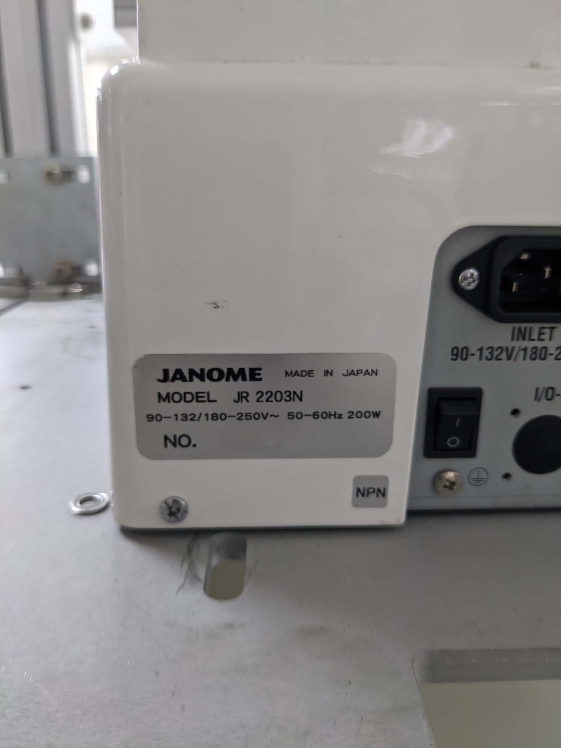 Photo Used JANOME JR 2203N For Sale