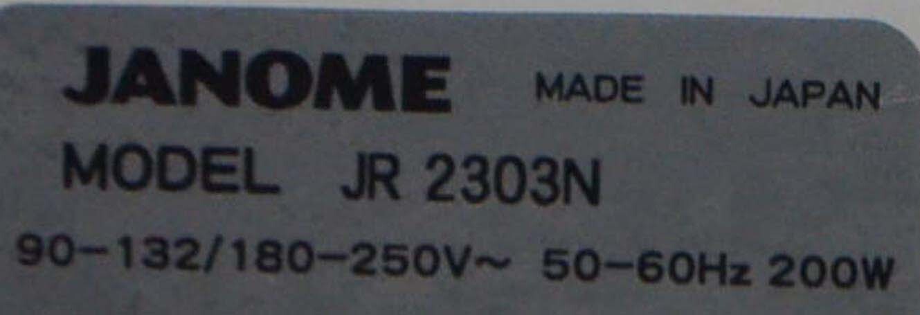 Photo Utilisé JANOME JR 2303N À vendre