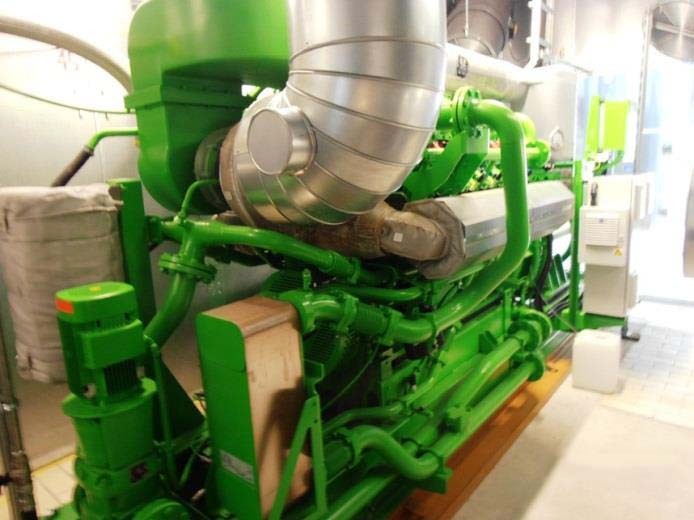 フォト（写真） 使用される JENBACHER Combined Heat and Power (CHP) plant 販売のために