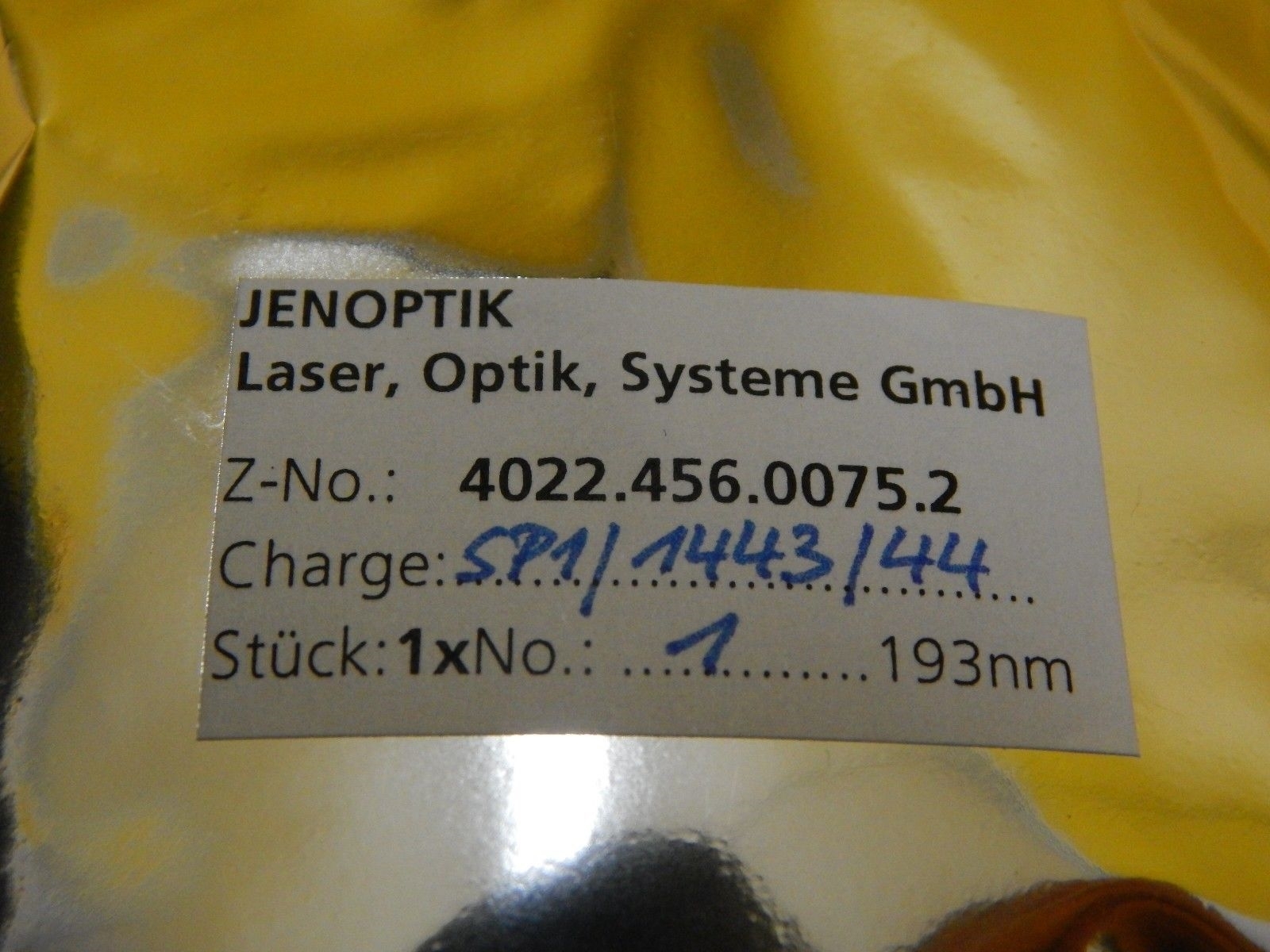 Photo Used JENOPTIK SP1 For Sale